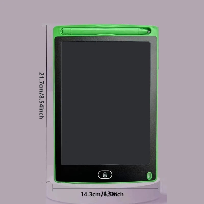 LCD Drawing Tablet for Kids – Colourful Erasable Writing Board (6.5 to 12 in)