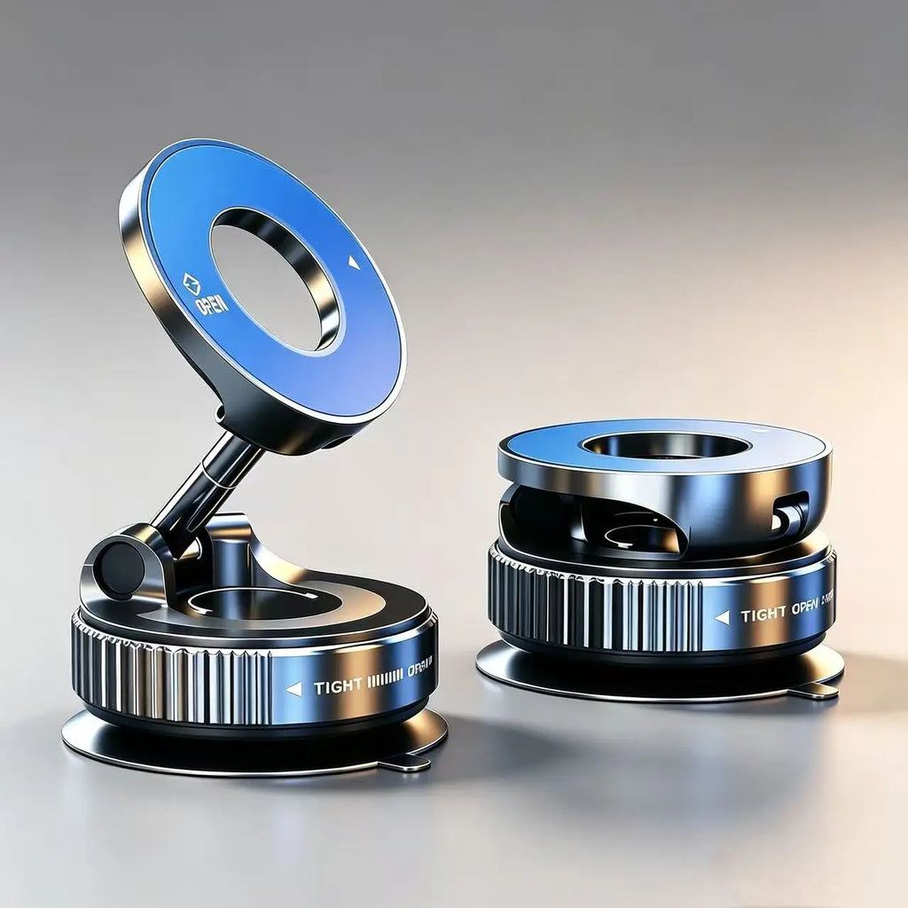 Magnetic car phone holder