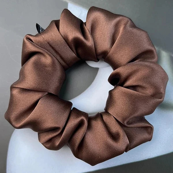 100% Mulberry Silk Scrunchie – 19 Momme Hair Tie in 19 Colours
