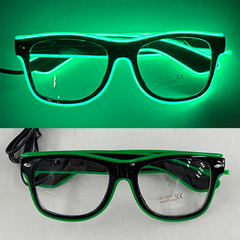 Light-Up LED Party Glasses – Neon Glow Glasses for Raves & NYE