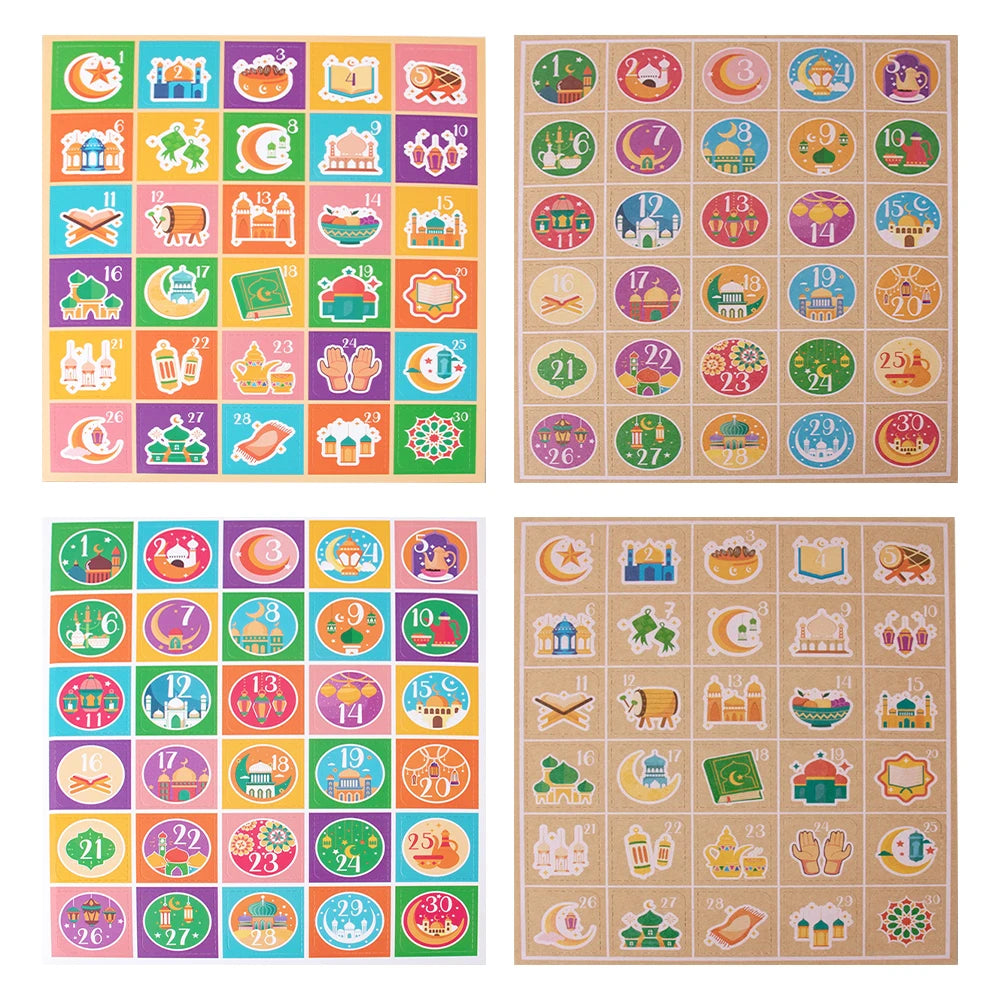 Ramadan Countdown Calendar – 30 Drawer Fillable Eid Mubarak Advent Boxes for Kids & Family