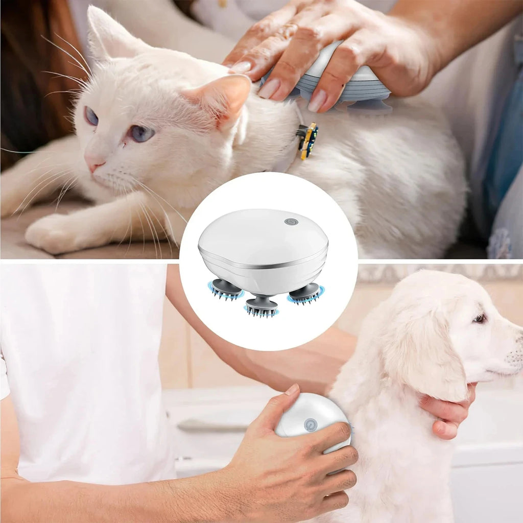 Electric Scalp Massager – Rechargeable Vibrating Head Massage Brush