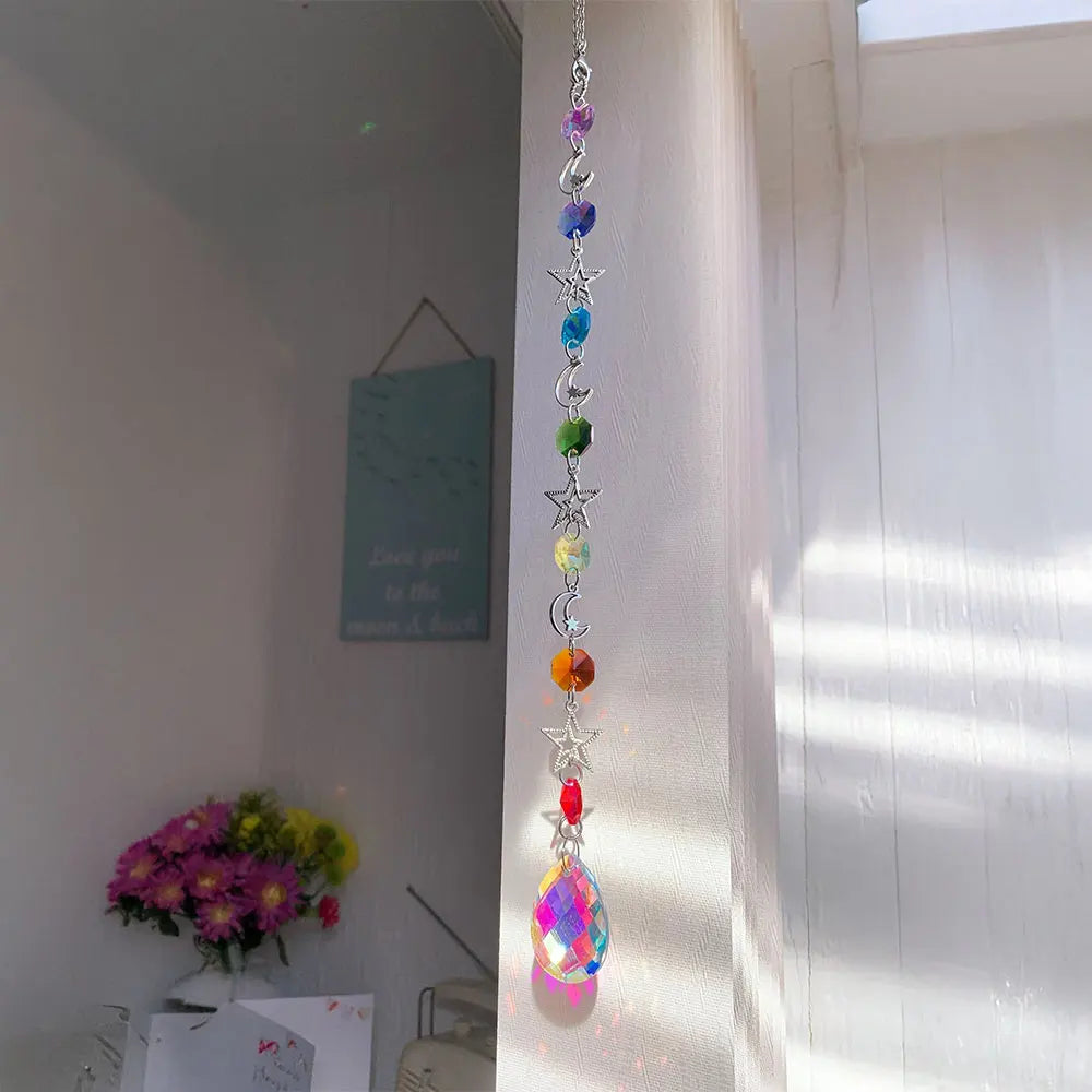 Crystal Suncatcher – Hanging Rainbow Maker