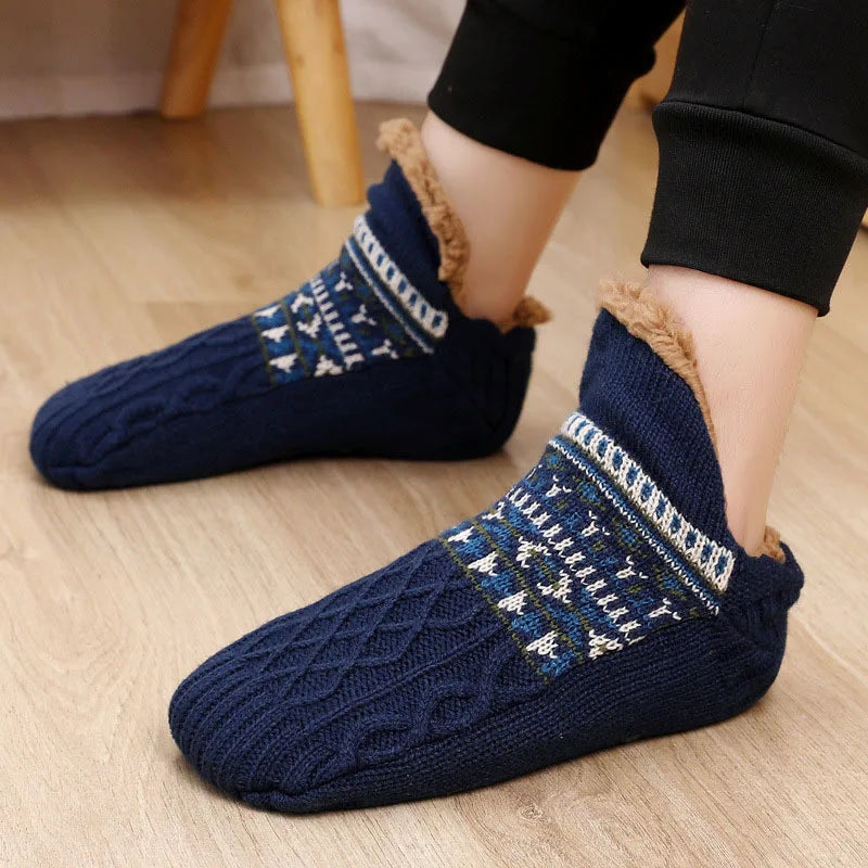Fluffy Non-Slip Floor Socks – Warm Velvet Slipper Socks