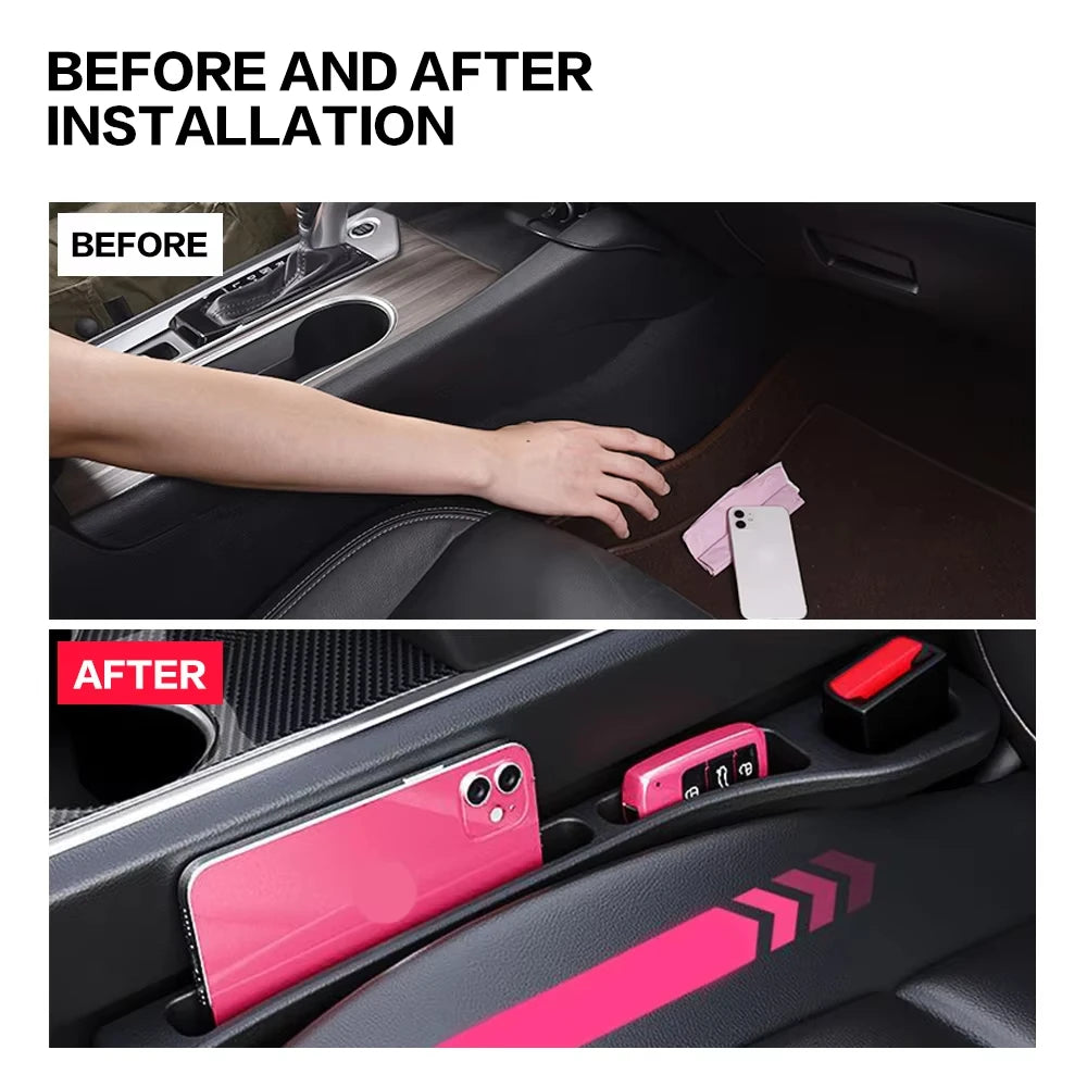 Car Seat Gap Filler – Set of 2, Stops Phones & Keys Falling