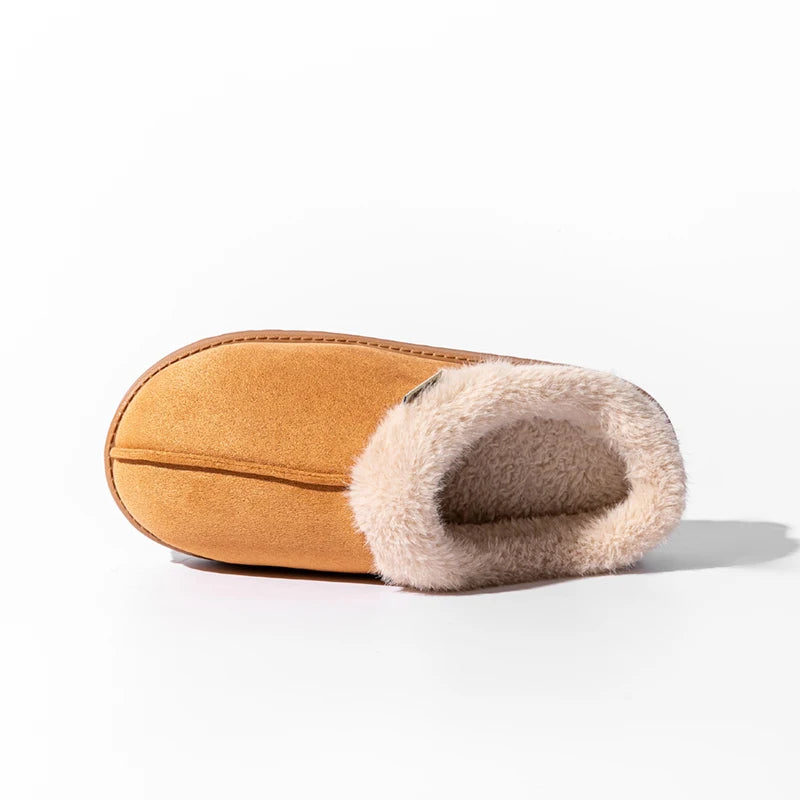 Fluffy Platform Slippers – Thick-Sole Warm Winter Slippers