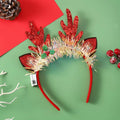 Light-Up Christmas Headband – LED Snowflake & Christmas Tree Headbands for Parties