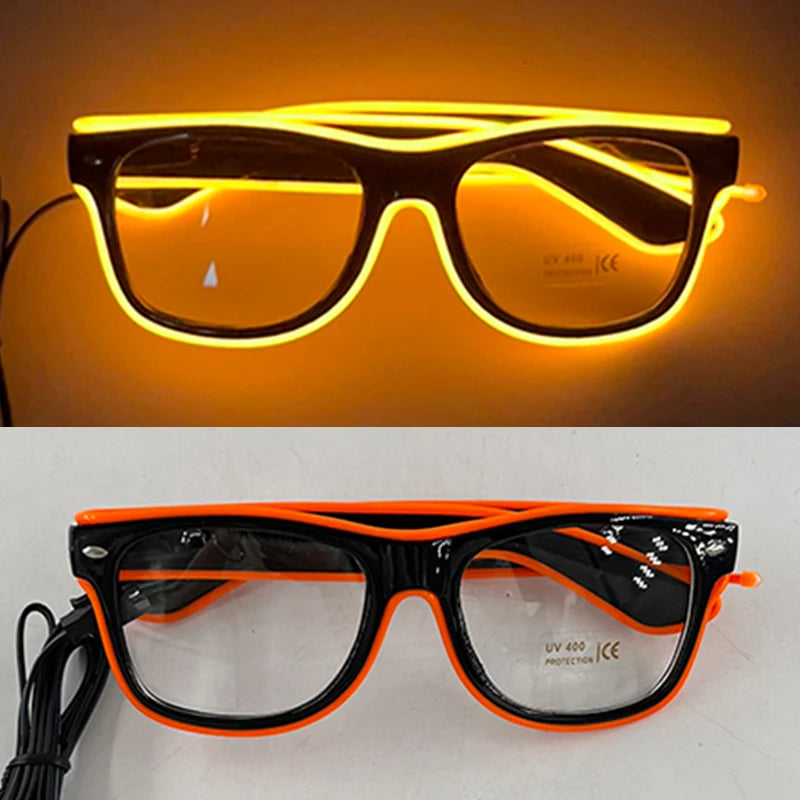 Light-Up LED Party Glasses – Neon Glow Glasses for Raves & NYE