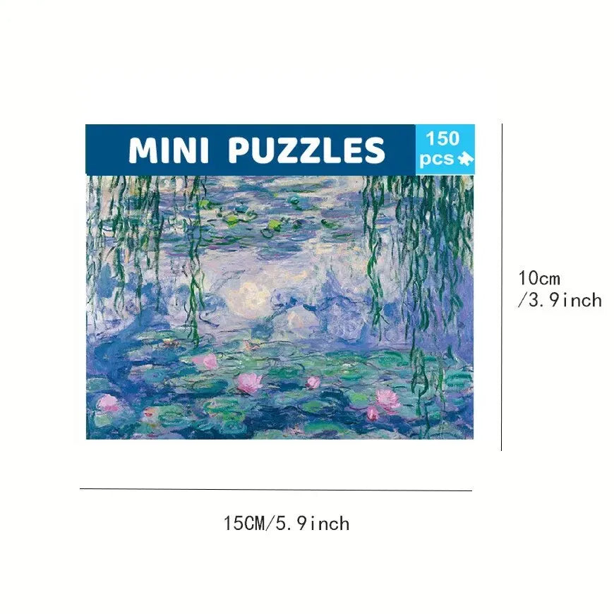 Test Tube Jigsaw Puzzle – 150 Piece Famous Painting Mini Puzzle