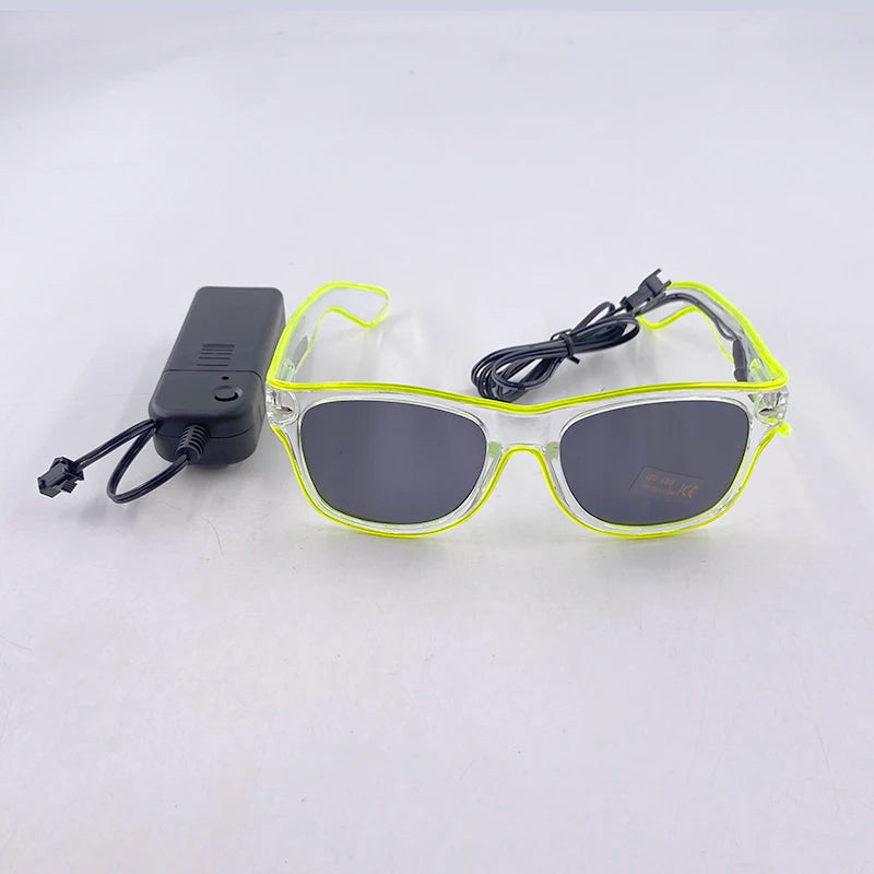 Light-Up LED Party Glasses – Neon Glow Glasses for Raves & NYE