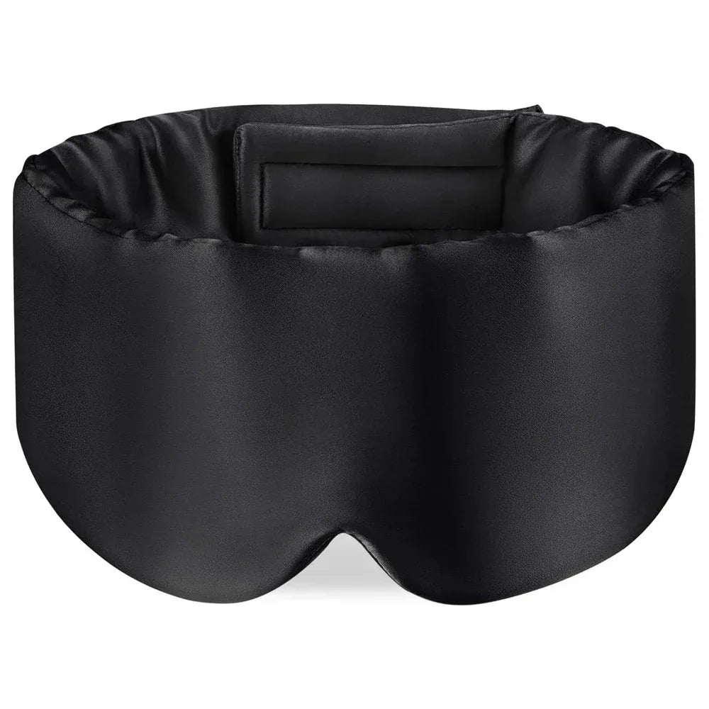 100% Mulberry Silk Sleep Mask – Soft Padded Eye Mask