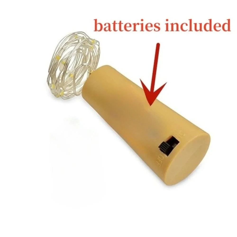Wine Bottle Cork Lights – 10 Pack Battery LED Fairy Lights for Bottles & Jars