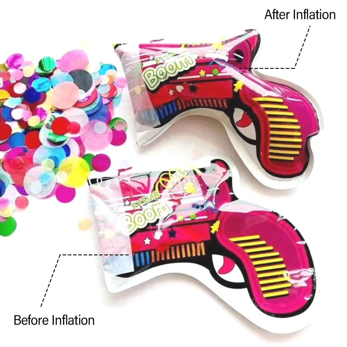 Pack of confetti cannons