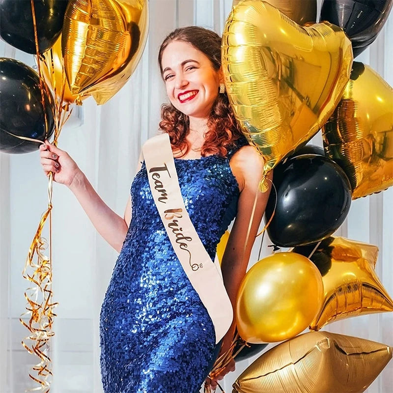 Hen Party Sash & Veil Set – Bride to Be and Team Bride Sashes