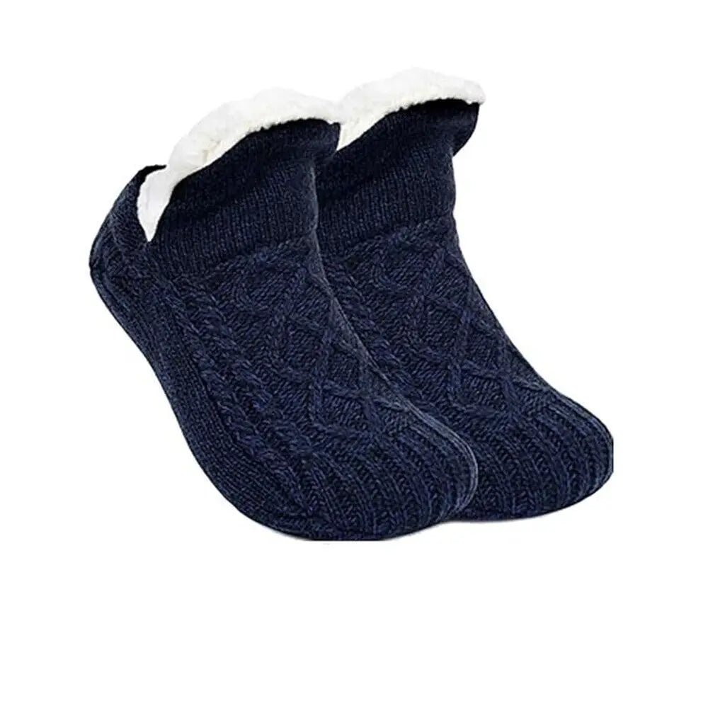 Fluffy Non-Slip Floor Socks – Warm Velvet Slipper Socks
