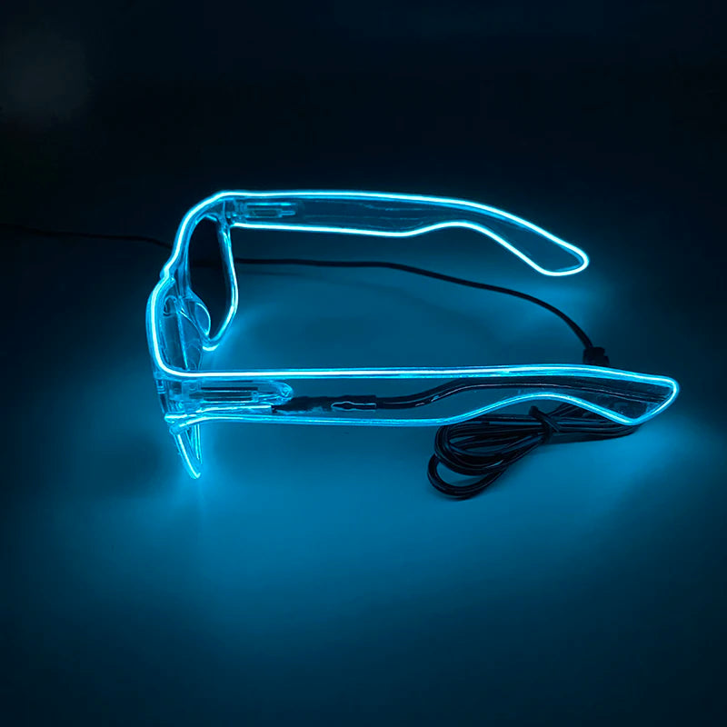 Light-Up LED Party Glasses – Neon Glow Glasses for Raves & NYE