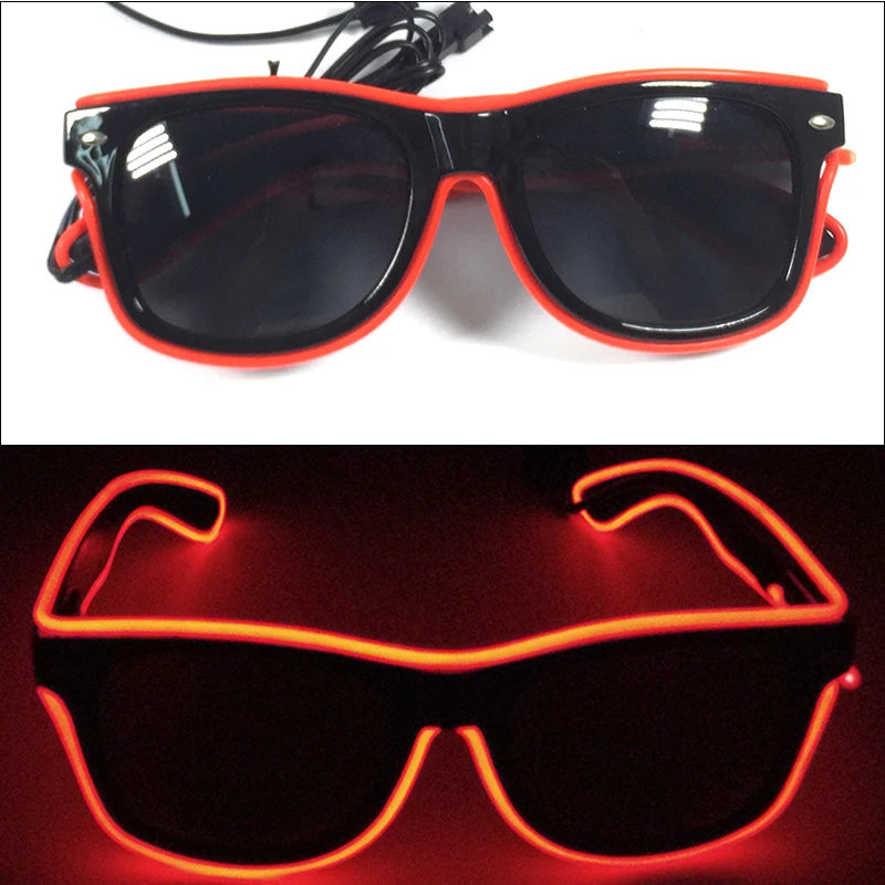 Light-Up LED Party Glasses – Neon Glow Glasses for Raves & NYE