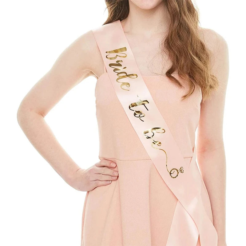 Bride to Be and Team Bride sashes