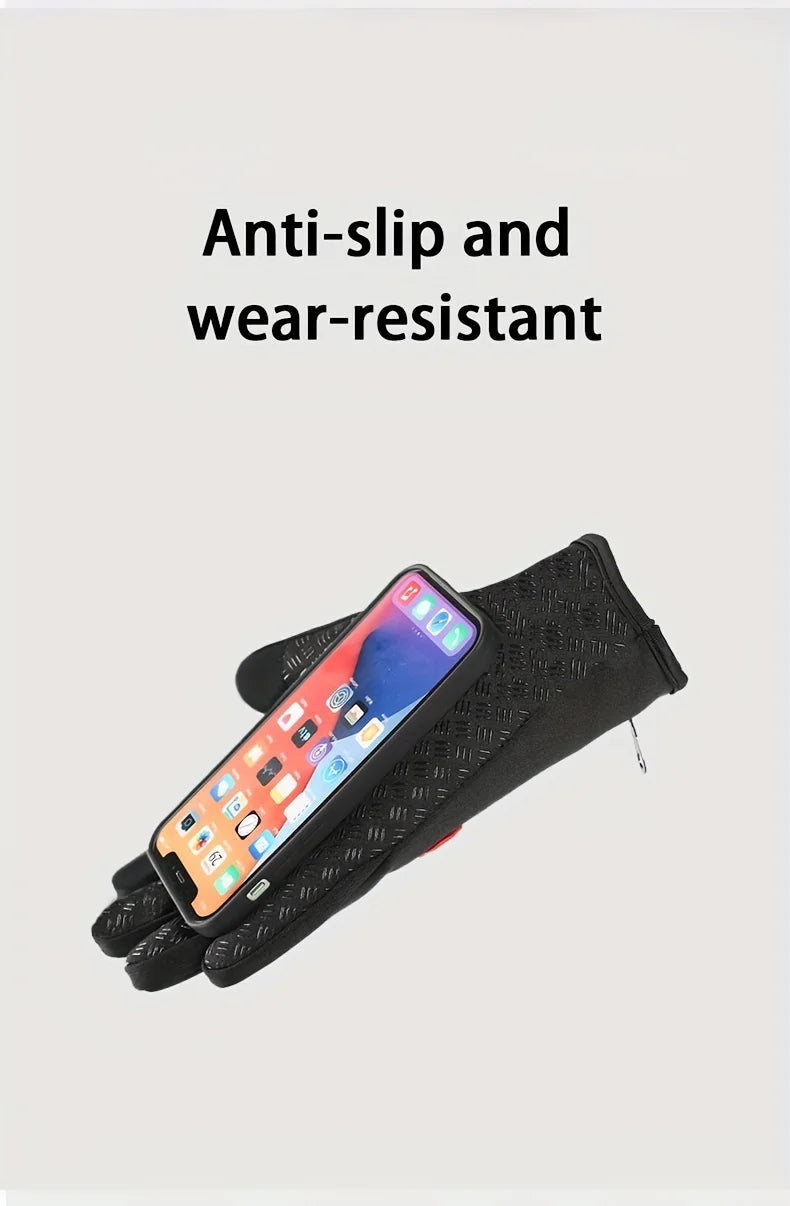 Touchscreen Winter Gloves – Windproof, Warm & Non-Slip