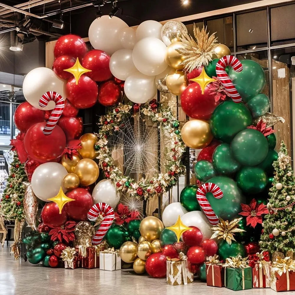 Christmas balloon garland kit contents