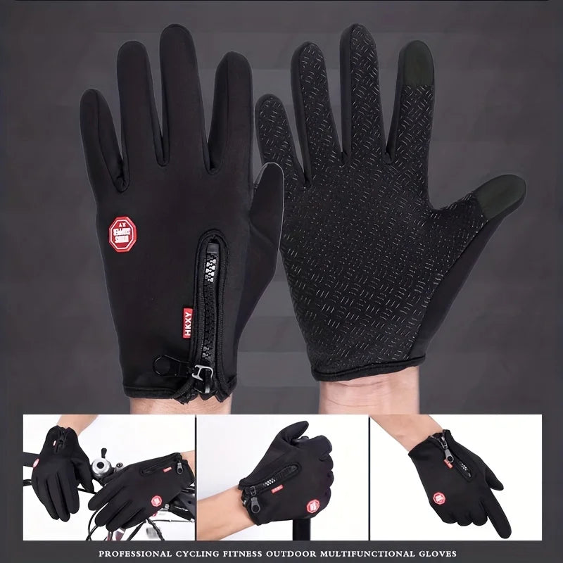 Touchscreen Winter Gloves – Windproof, Warm & Non-Slip