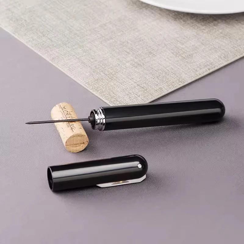 Air Pressure Wine Opener – Pump Corkscrew with Foil Cutter