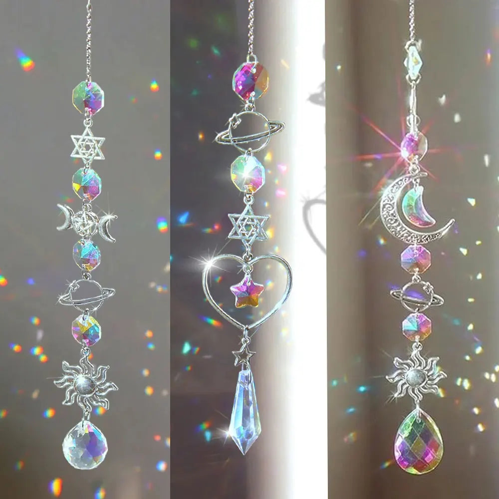 Crystal Suncatcher – Hanging Rainbow Maker