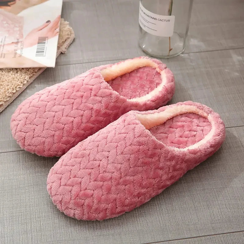 Fluffy Slider Slippers – Soft Anti-Slip Indoor Slides for Women & Men