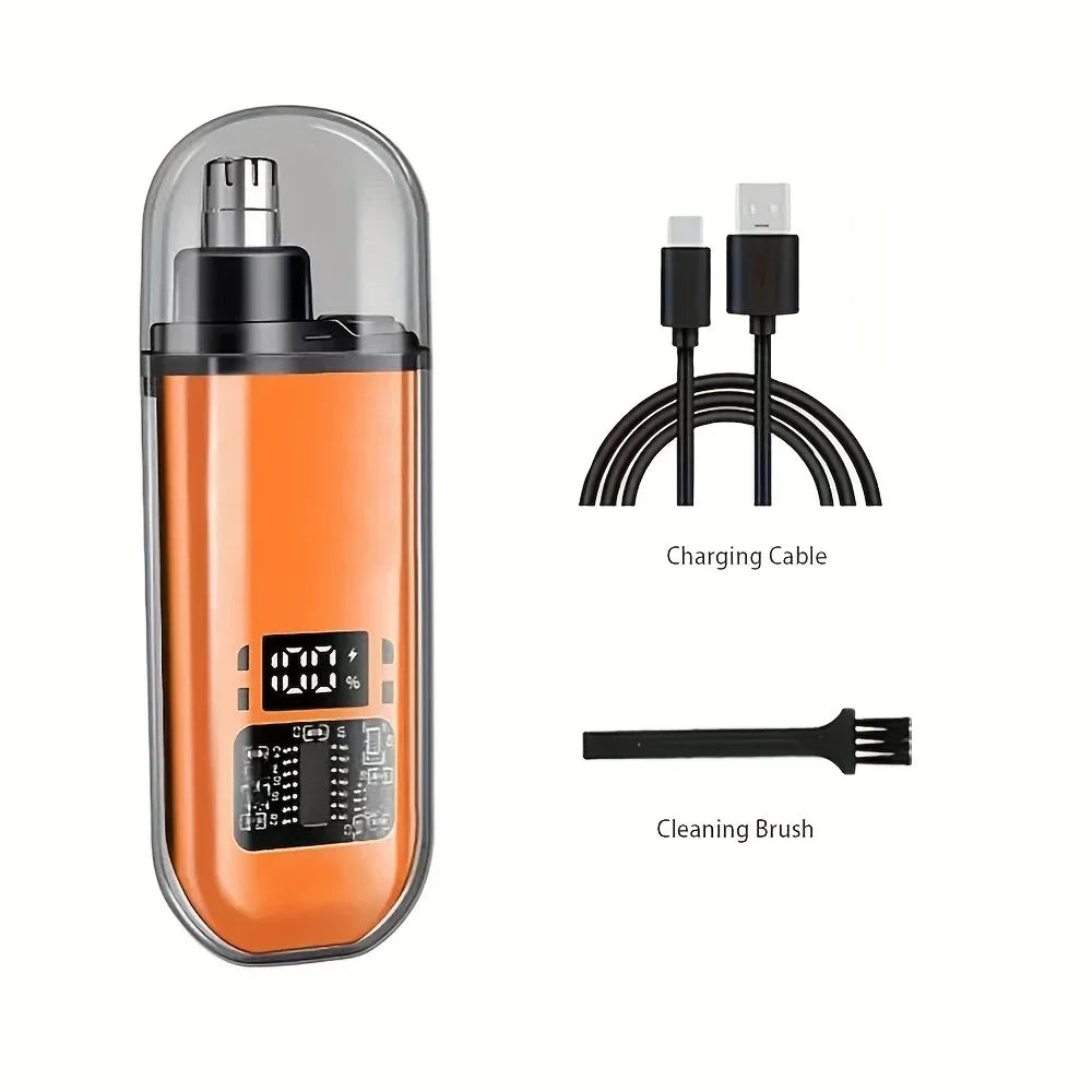Rechargeable Nose & Ear Hair Trimmer – USB-C, Compact