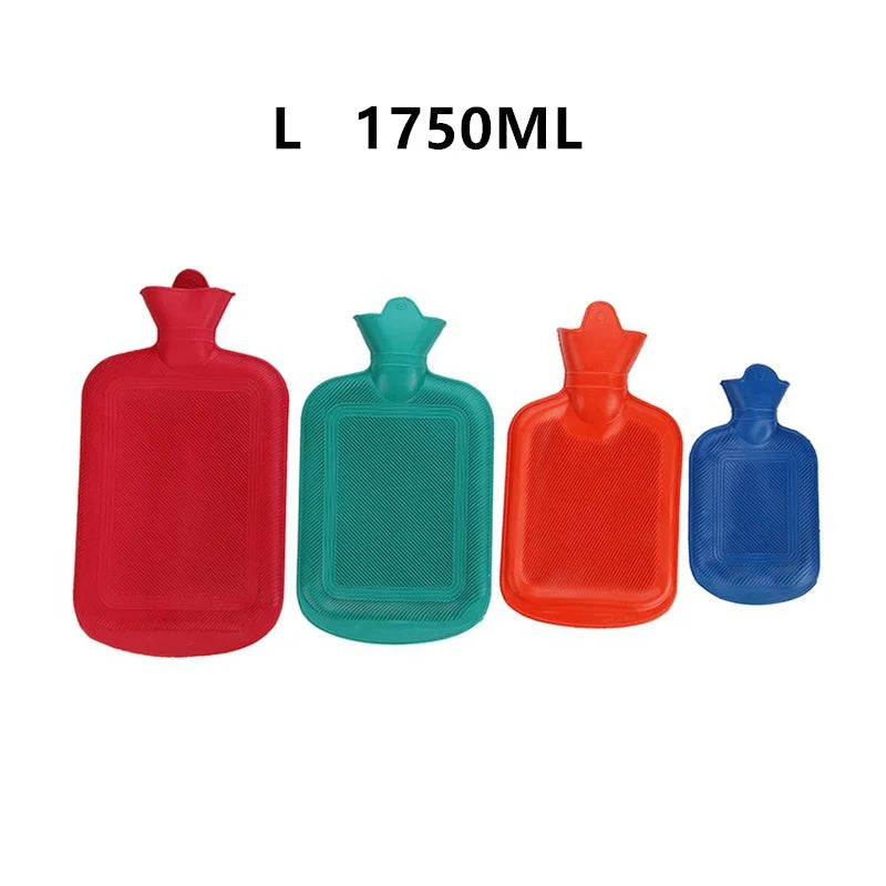 Thick Hot Water Bottle – 500 ml to 2 L Durable Rubber Hot Water Bag