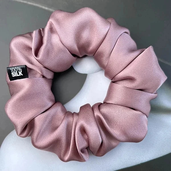 100% Mulberry Silk Scrunchie – 19 Momme Hair Tie in 19 Colours