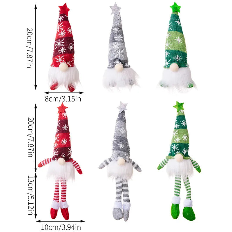 Light-Up Christmas Gnome – LED Faceless Elf Gnome Decoration (6 Styles)