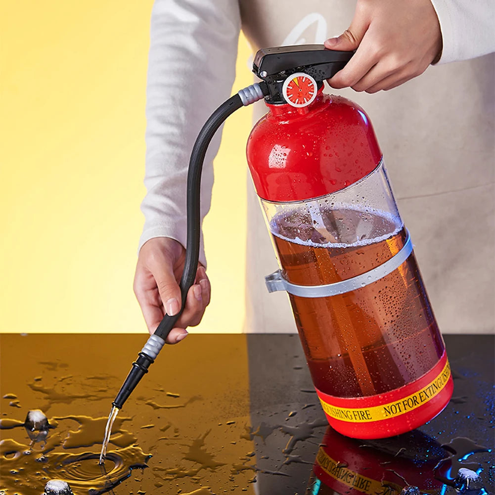 Fire Extinguisher Drink Dispenser 3L – Novelty Party Beer, Cocktail & Punch Dispenser, Fun Home Bar Gift
