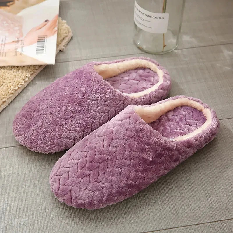 Fluffy Slider Slippers – Soft Anti-Slip Indoor Slides for Women & Men