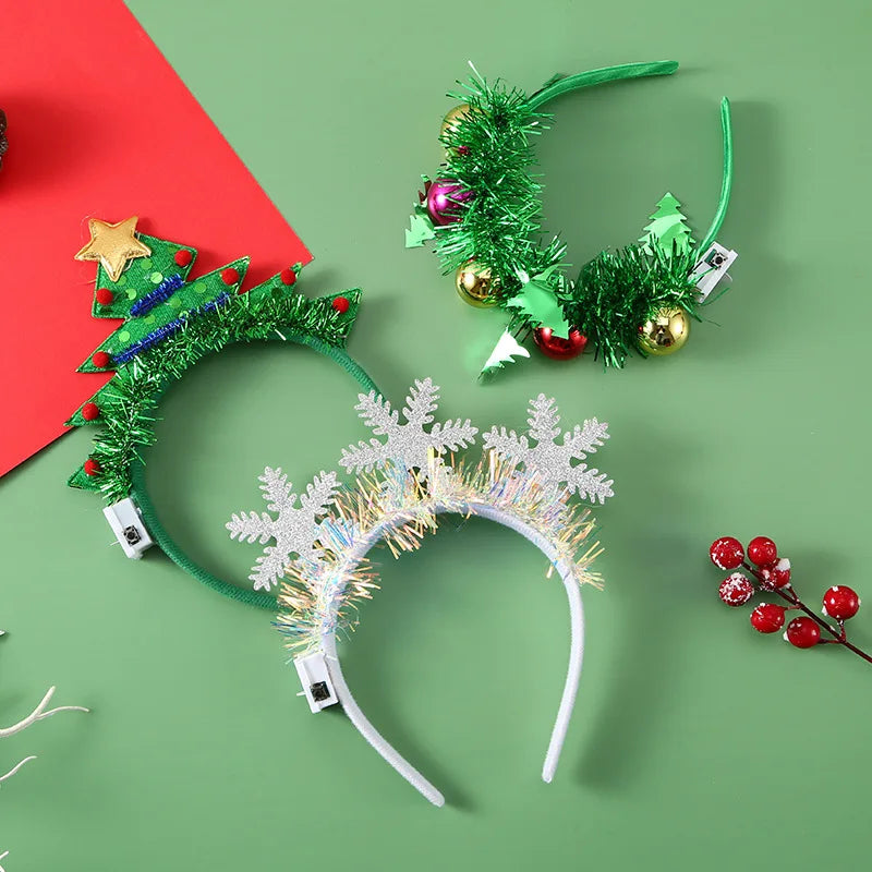 Light-up LED Christmas headband
