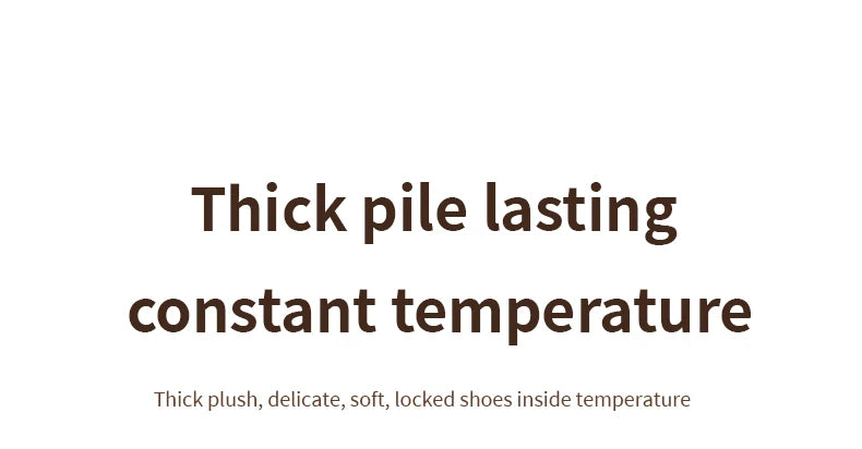 Fluffy Platform Slippers – Thick-Sole Warm Winter Slippers