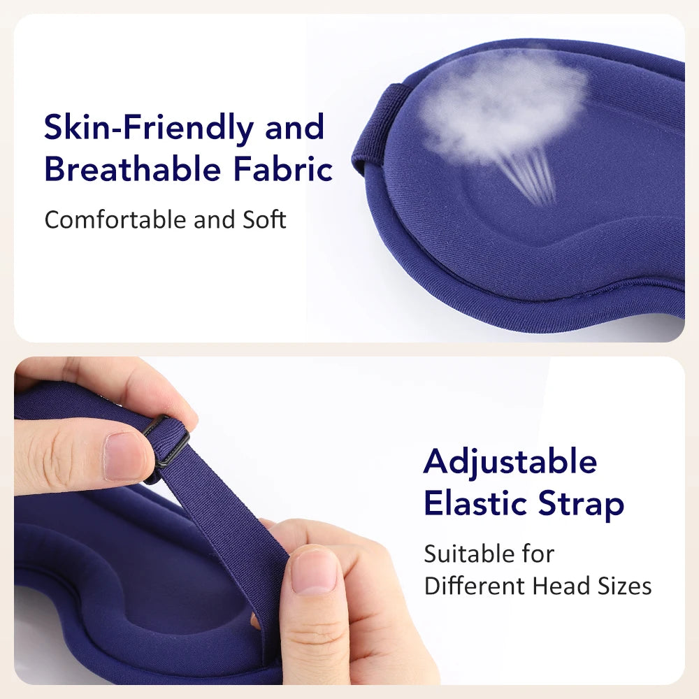 Heated Eye Massager – Steam Eye Mask with Vibration & 5 Heat Levels