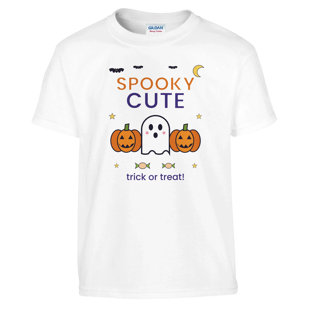 Kids Halloween t-shirt, design close-up
